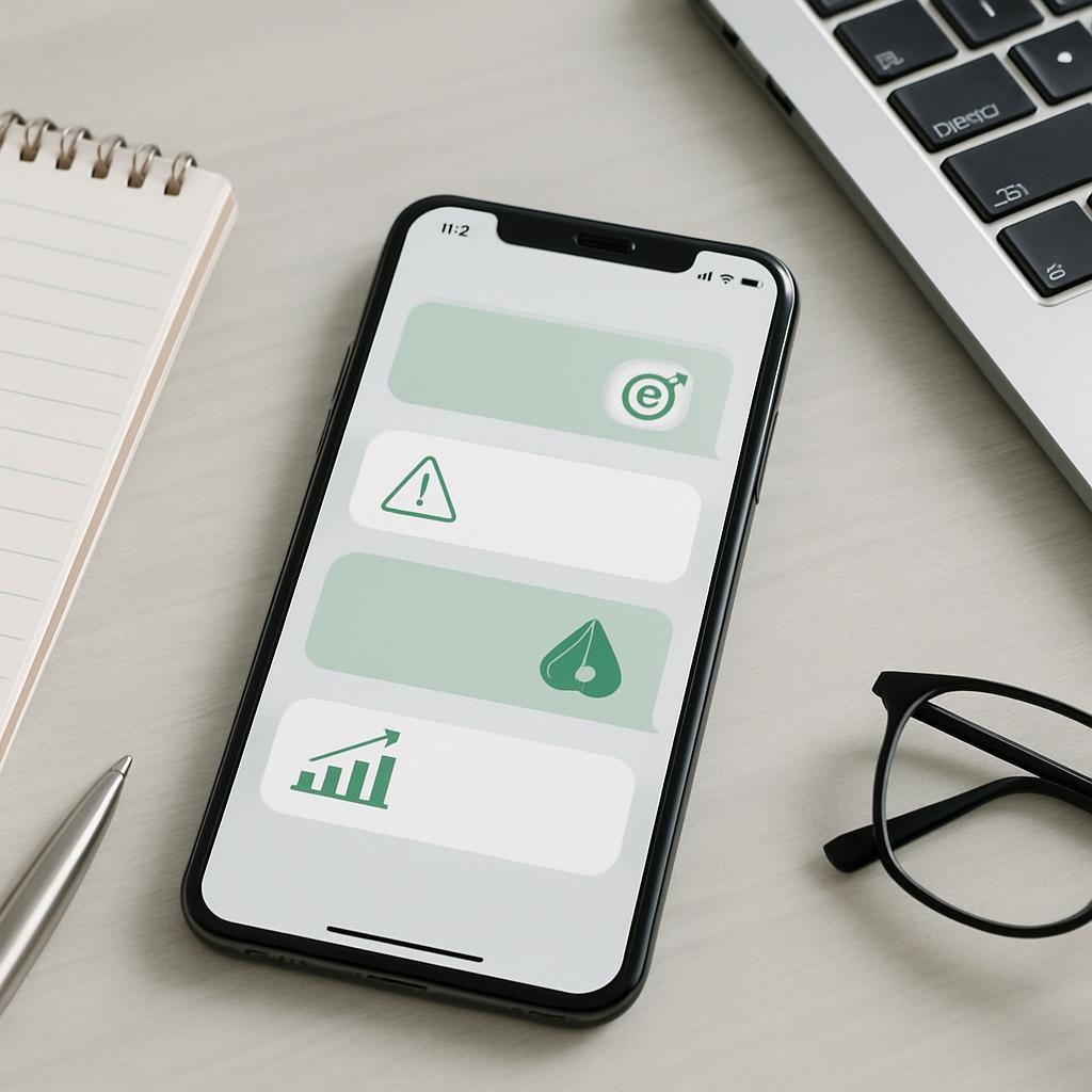Definição de metas de finanças no WhatsApp.